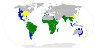 Range Map for Cattle Egret